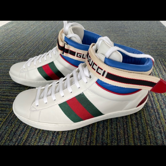 Gucci fashion sneaker ACE high top - Picture 1 of 11